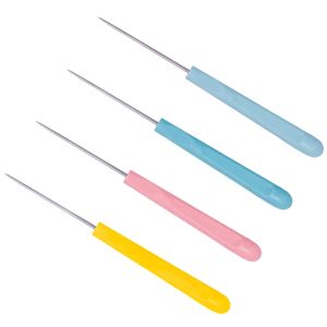 4 PCS Plastic Handle Sewing Awl For DIY Sewing Repairing Canvas Leather Sewing Awl Tools Punch Sewing Awl Kit Hand Stitching