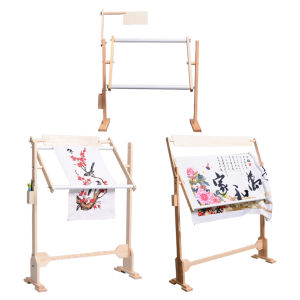 Bằng gỗ điều chỉnh được thêu đứng cho Cross Stitch tranh tường bền hoàn thiện tự nhiên trang trí nhà