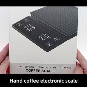 kebidumei | 3kg/0.1g Coffee Scale with Timer Kitchen Tools Digital Multifunction Weighing Scale Pour Over Drip Espresso Scale LCD Display