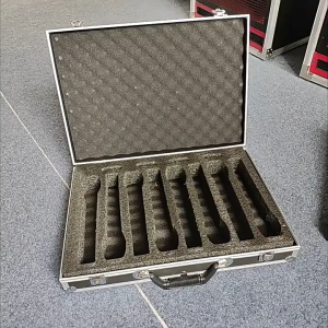 8 PCs Handheld Aluminum Box Wireless Microphone Aluminum Box Reinforced Universal 4 PCs Eight PCs Special Tools Shockproof Flight Case