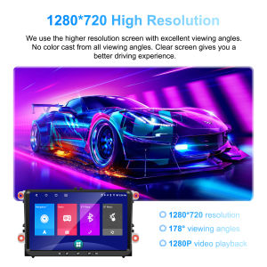 Car Stereo CarPlay Car Radio for VW Universal Head Unit Fit for VW Passat Golf MK5 MK6 Jetta T5 EOS POLO Touran Seat Sharan