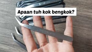 Pinset serbaguna untuk eyelash pasang bulu mata pencabut pembersih penghilang komedo