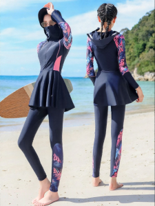 XTEP | Sleeved Slimming UV-Protective Surf Suit