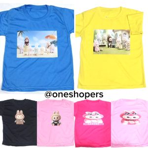 Baju Kaos Anak Labubu Karakter Terbaru Murah Bahan Cotton Combed 30S Kualitas Premium Distro