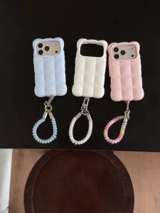 Premium Liquid Silicone Cloud-Shaped Phone Case For iPhone 17 18 Pro Max 15 16 18 Pro Max Full Button Coverage Shockproof Cover