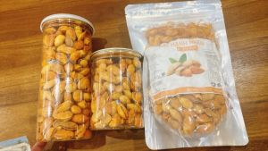 Hạnh Nhân rang bơ hạt hạnh nhân rang bơ loại I hũ 500g