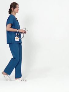 Slim Fits Nurse Clothes Medical Scrubs Set for Women Doctor Uniforms Workwear Dental Pet Hospital Nursing Suits 207-02