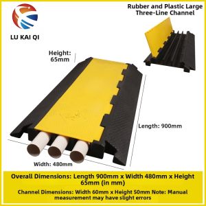 LUKAIQI | Rubber PVC Cable Protection Trough