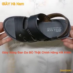 Giày Sandal Nam SAMTA Da Bò Thật Cao Cấp Đế Cao Su Chống Trơn Trượt DNA2243