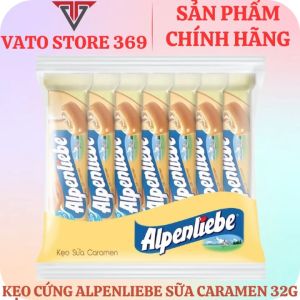 Kẹo cứng ALPENLIEBE sữa caramen thỏi 32g