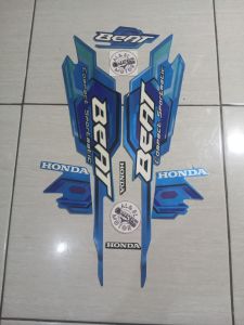 STIKER STRIPING LIS LES POLET PLAT BODY MOTOR HONDA BEAT KARBU 2008