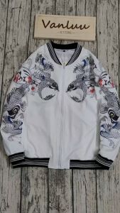 Áo Khoác Nam Nữ Áo Khoác Thêu Áo Khoác Sukajan Jacket Cho Nam Nữ Áo Khoác Bomber Thêu