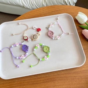 Women Bracelet Watch Colorful Alloy Quartz Wristwatch Casual Adjustable Rope Strap Gift⚡PH deliveryIn stock⚡