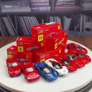 2025Bburago 1:64 California Car Model Diecast Scale F40 F50 F12tdf 296 Rome Miniatures Art Traffic Figure Kid Boy Toy