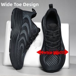 CVPAJ | Breathable Wide Toe Comfortable Mens Running Shoes