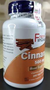 Viên uống Cinnamon chuyển hoá đường ổn định đường huyết 500 mg 200 viên