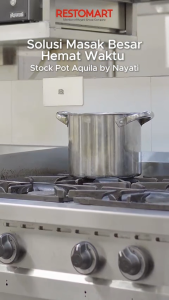 Stock Pot / Panci 35cm RESTOMART Stainless 304 (0319095)