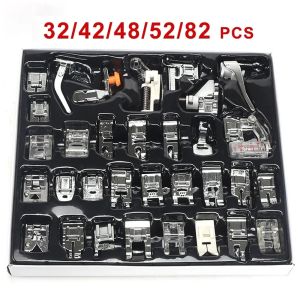 จักรเย็บผ้าแบบเหยียบกดเครื่องเย็บผ้าอุปกรณ์เครื่องเย็บผ้าถักสำหรับใช้ในครัวเรือนสำหรับน้องชายเบบี้ล็อกนักร้อง Janome เอลน่าโตโยต้า