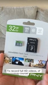 PNY Elite U1 Micro SD Flash Memory Card 32GB/64GB|Class 10 MicroSD Card|Full HD Video Storage Card|MicroSD Card with Adapter|kids camera with printing