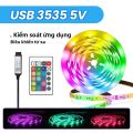 ColorRGB 5050 Dây Đèn LED Ánh Sáng USB 5V Ruy Băng Linh Hoạt Bluetooth Ứng Dụng Điều Khiển Đèn Nền TV Với 16 Triệu Màu Chip SMD5050. 