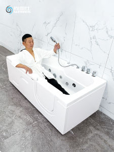 SUNRANS | Accessible Door Lay-down Walk-in Smart Bathtub