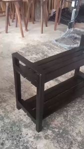 ช้นวางต้นไม้ ชั้นวางของ ชั้นรองเท้า เป็นที่นิยมใกล้เกิดร้านเครื่องหมาย 20 หน้า ทนทานรับน้ำหนักได้มาก มากมาย ทำจากไม้จริง โดนน้ำ แดด ไม่ผุ