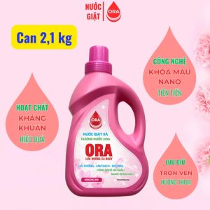 Can Nước Giặt Xả ORA Hương Nước Hoa (Can 21kg) Lưu Hương Thơm Lâu Dịu Nhẹ An Toàn Cho Da Làm Sạch Tốt Bền Màu Quần Áo