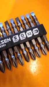 Tolsen Industrial 10pcs Double End Screwdriver Bits Set 20361