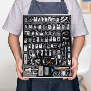 Bộ 82 Phụ Kiện Bàn Đạp Máy May Đa Năng Bền Chuyên Nghiệp Chất Liệu Thép