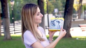 Awei X660BL Super Bass Dual Dynamic Driver Magnetic IPX4 Bluetooth Wireless Sports Earphone with Microphone