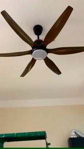 Quạt Trần Đèn 6 Cánh Vân Gỗ Động Cơ DC Siêu MátĐiều Khiển 6 Tốc ĐộSải Cánh 1m67 Đèn Led Sáng 3 Màu - Bảo Hành 3 Năm
