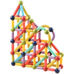 Versatile Magnetic Rod Pieces Early Education Intelligence Puzzles for Boys And Girls 2 Years Old Baby Assembly Toy Educational