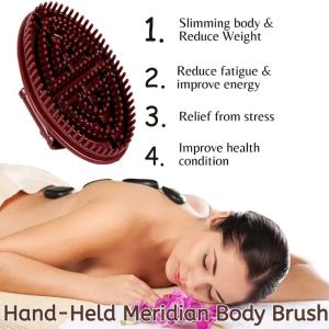 Professional Custom Meridian Brush Beauty Salon Hand-Held Relaxation Body Meridian Anti Fatigue Body Detox Massage Tool