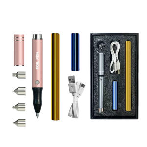 New DIY Gold Stamping Pen Tool for Leather Acrylic Paper Embossing Carving Painting Template Heat Transfer Aluminum Foil