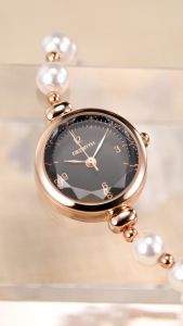 REBIRTH Jam Tangan Wanita Anti Air Original Elegan Korea Mutiara Tali Gelang Jam Tangan Cewek