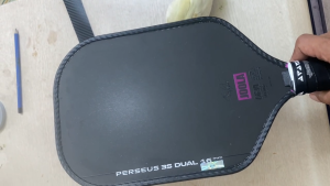 Dán viền vợt pickleball vân Carbon siêu bền 16mm 14mm màu đen dễ dán tại nhà bảo vệ cạnh vợt pickleball