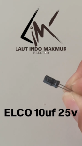 10 BUAH ELCO 10UF 25V KAPASITOR CAPACITOR KAPASITOR ELKO 10 UF 25 V 25volt ups