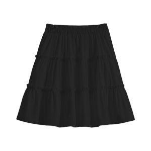 Váy Ngắn Chữ a Cạp Cao Màu Trắng Cỡ Lớn Cho Nữ Mùa Hè Váy Ngắn Che Bụng Váy Ngắn Xếp Ly Váy Ngắn Cạp Cao