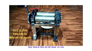 Máy cán mực cán cá đuối bò khô quay tay lô 17cm hàng Việt Nam