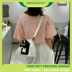 DROPASSIST 1047 Cute small bag 2020 new Korean ins Japanese canvas messenger bag female student shoulder bucket bag
