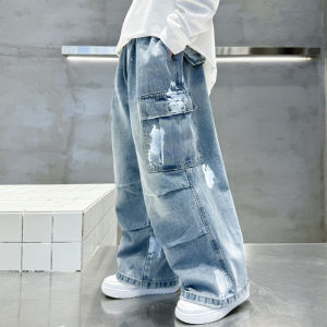 Fall Boys Casual Street Dance Workwear Jeans