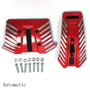 2pcs or 3pcs universal anti slip aluminum manual/automatic transmission car pedal cover kit anti slip pedal car accessories