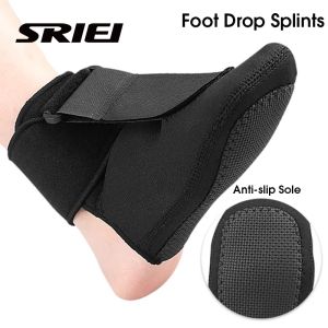 SRIEI 1PCS Adjustable Plantar Fasciitis Night Foot Splint Drop Orthotic Brace Elastic Dorsal Night Splint Foot Rehabilitation Stretch Strap