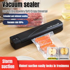 Auto Vacuum Packaging Machine Small Food Package Sealer Food Preservation Sealing Machine
