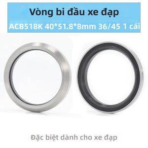 1 PC ACB518K Vòng Bi 40x51.8x8mm 36/45 Bộ Tai Nghe Xe Đạp Sửa Chữa Vòng Bi Đường Kính 1-1/2 Inch Cho Thiết Bị Đi Xe Đạp