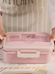 SUPER I - Lunch Box Set My Bottle / PAKET 3 IN 1 Kotak Makan Set Sendok Garpu + Tas Bekal Thermal Insulation + Botol Minum Anti Tumpah