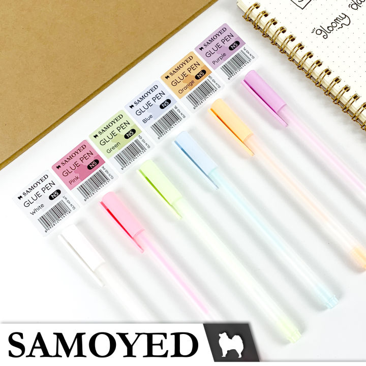 Pulpen / Pena Lem Cair Warna Kertas / Paper / DIY / Craft Colour Liquid Glue Pen Samoyed GLN-N5