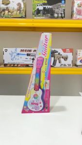 [KST] Mainan Gitar Musik Interaktif Lampu Edukasi Anak Melatih Motorik Halus Koordinasi Ritmik