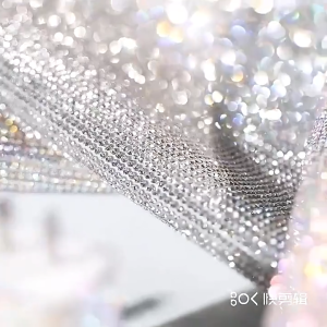12x20cm Multi-Use Rhinestone Decal Sticky Back Decoration Sparkly Diamond Sticker For Craft Project