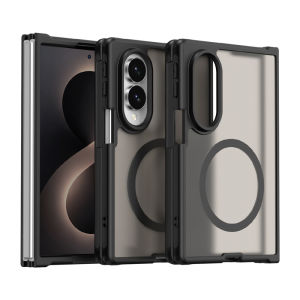 Translucent Matte Magnetic Case for Samsung Galaxy Z Fold 8 Ultra Z Flip 7 ZFold Fold8 8Ultra for Magsafe Mac Safe Phone Cover